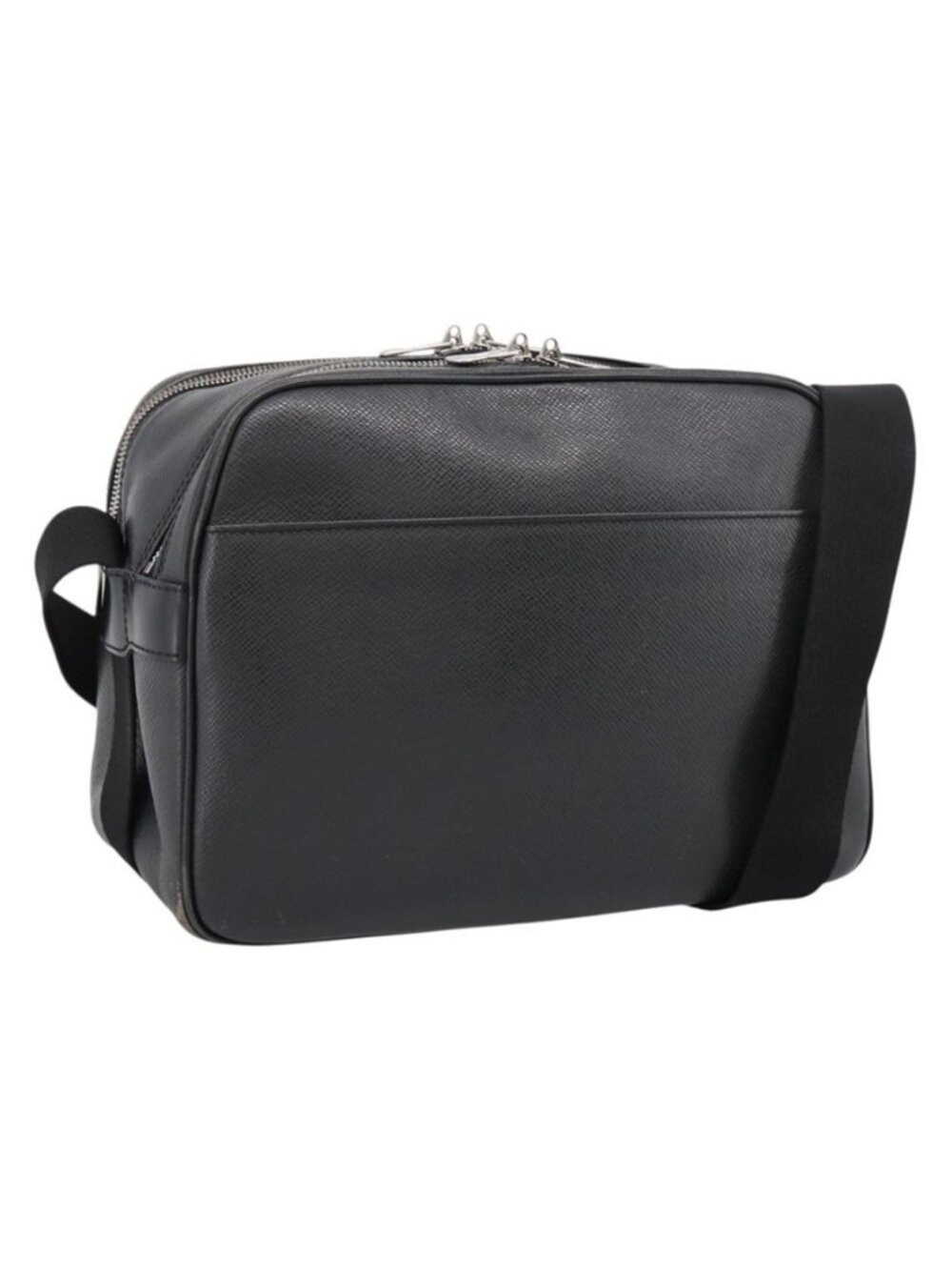 Authentic LOUIS VUITTON Taiga Reporter PM Shoulder Bag Ardoise M30152 LV